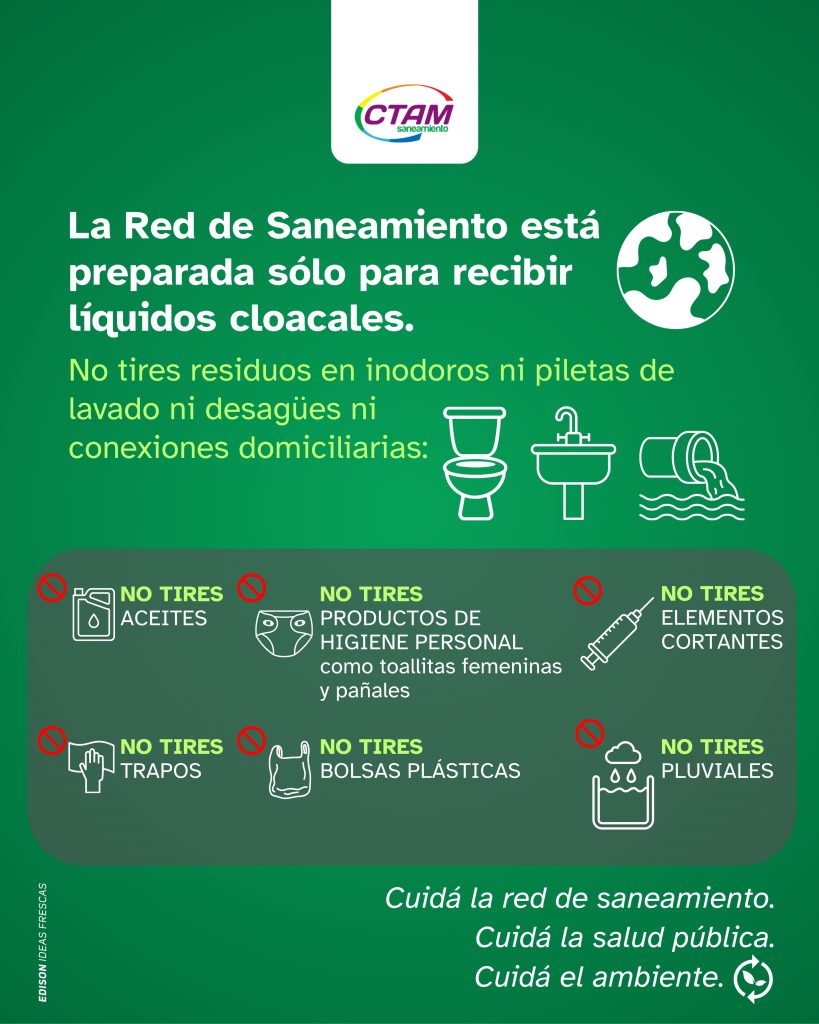 Uso responsable de la Red de Saneamiento